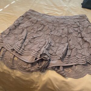 Torrid size 3 (comparable to 3 XL) grey lace shorts.  NWT